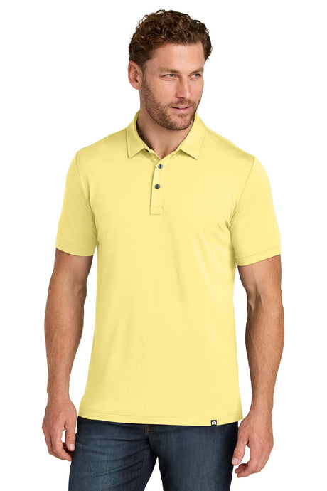 TravisMathew Glenview Solid Polo TMA41461 Pale Yellow_1