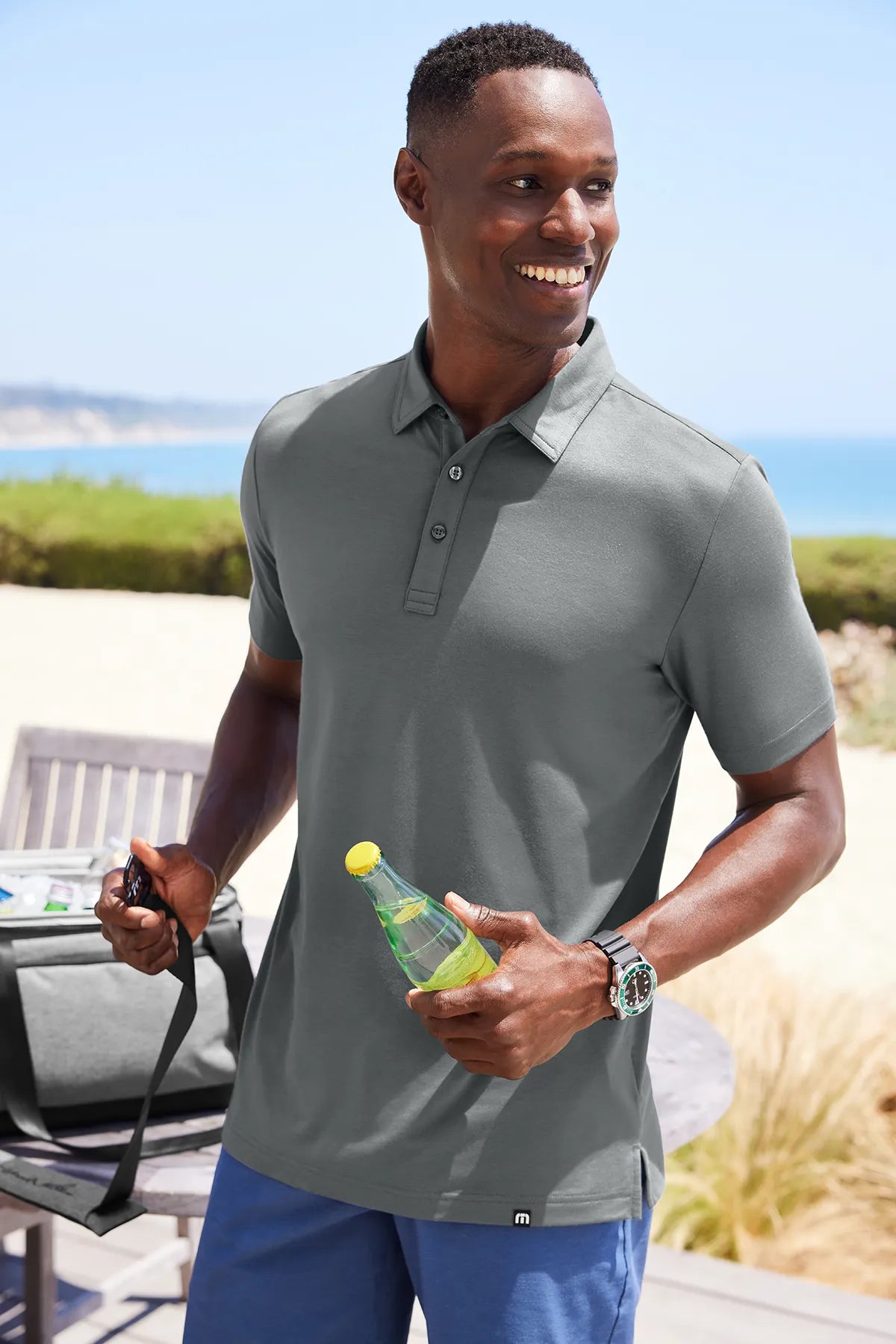 TravisMathew Glenview Solid Polo TMA41461 Quiet Shade_6