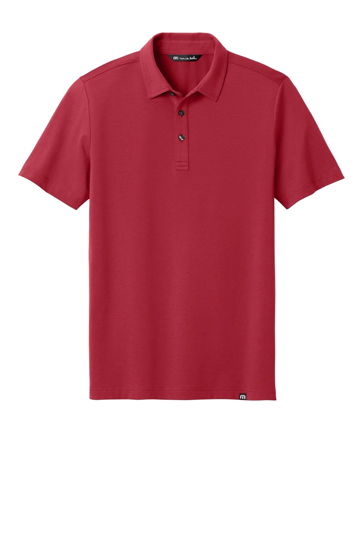 TravisMathew Glenview Solid Polo TMA41461 Scooter Red_4