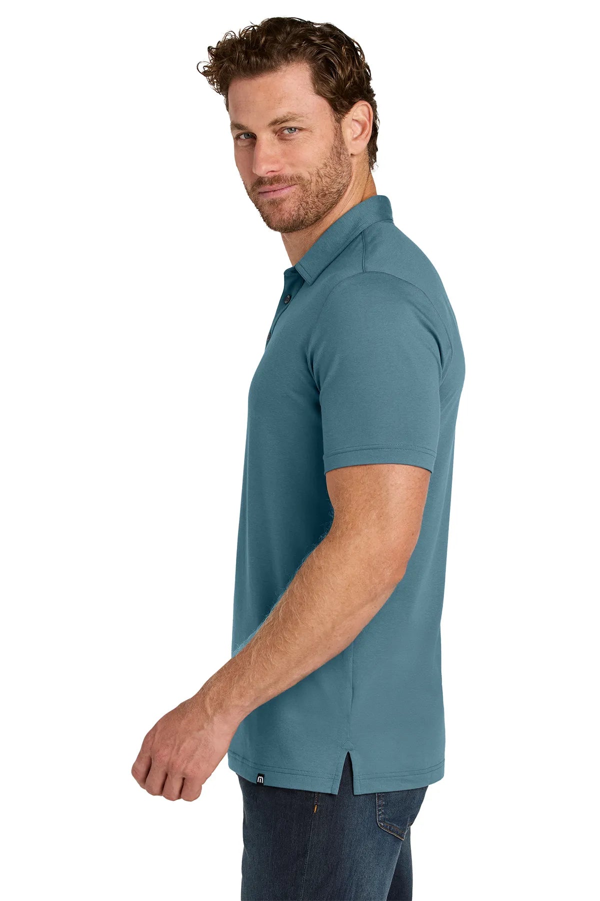 TravisMathew Glenview Solid Polo TMA41461 Stellar Blue_3