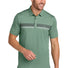 TravisMathew Glenview Stripe Polo TMA41462 Laurel Green_1
