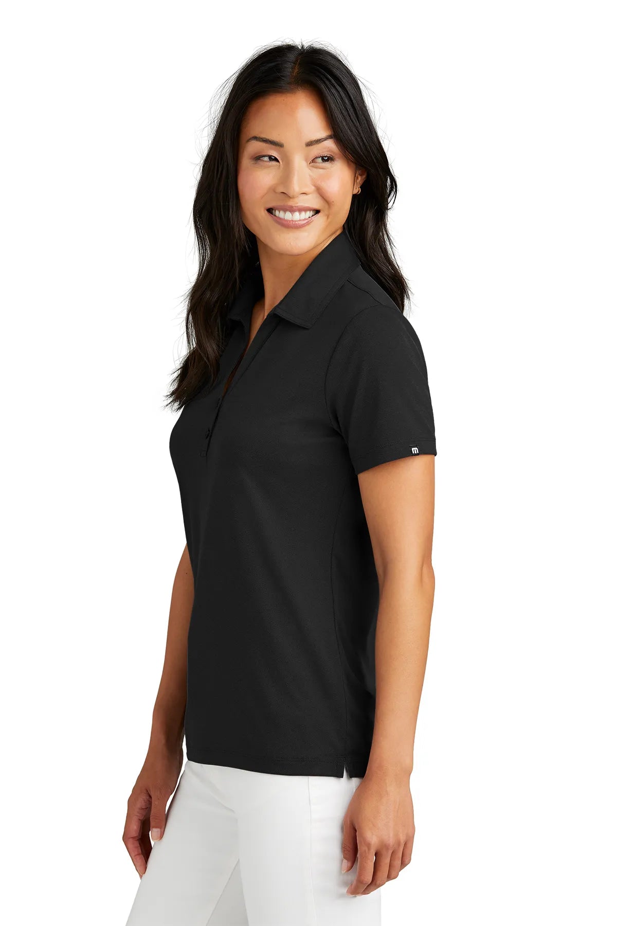 TravisMathew Ladies Coto Performance Polo TM1WX002 Black_3