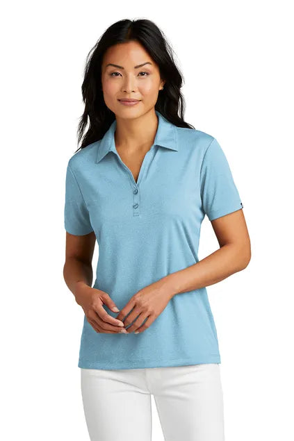 TravisMathew Ladies Coto Performance Polo TM1WX002 Brilliant Blue Heather_1