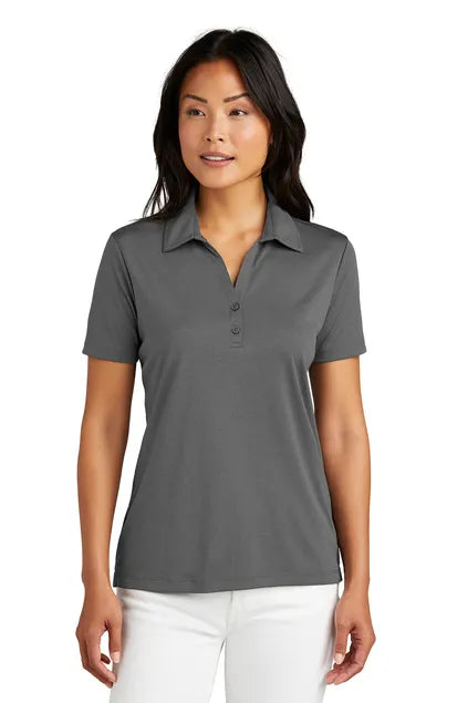 TravisMathew Ladies Coto Performance Polo TM1WX002 Quiet Shade Grey Black_1