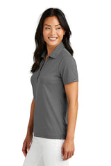TravisMathew Ladies Coto Performance Polo TM1WX002 Quiet Shade Grey Black_3