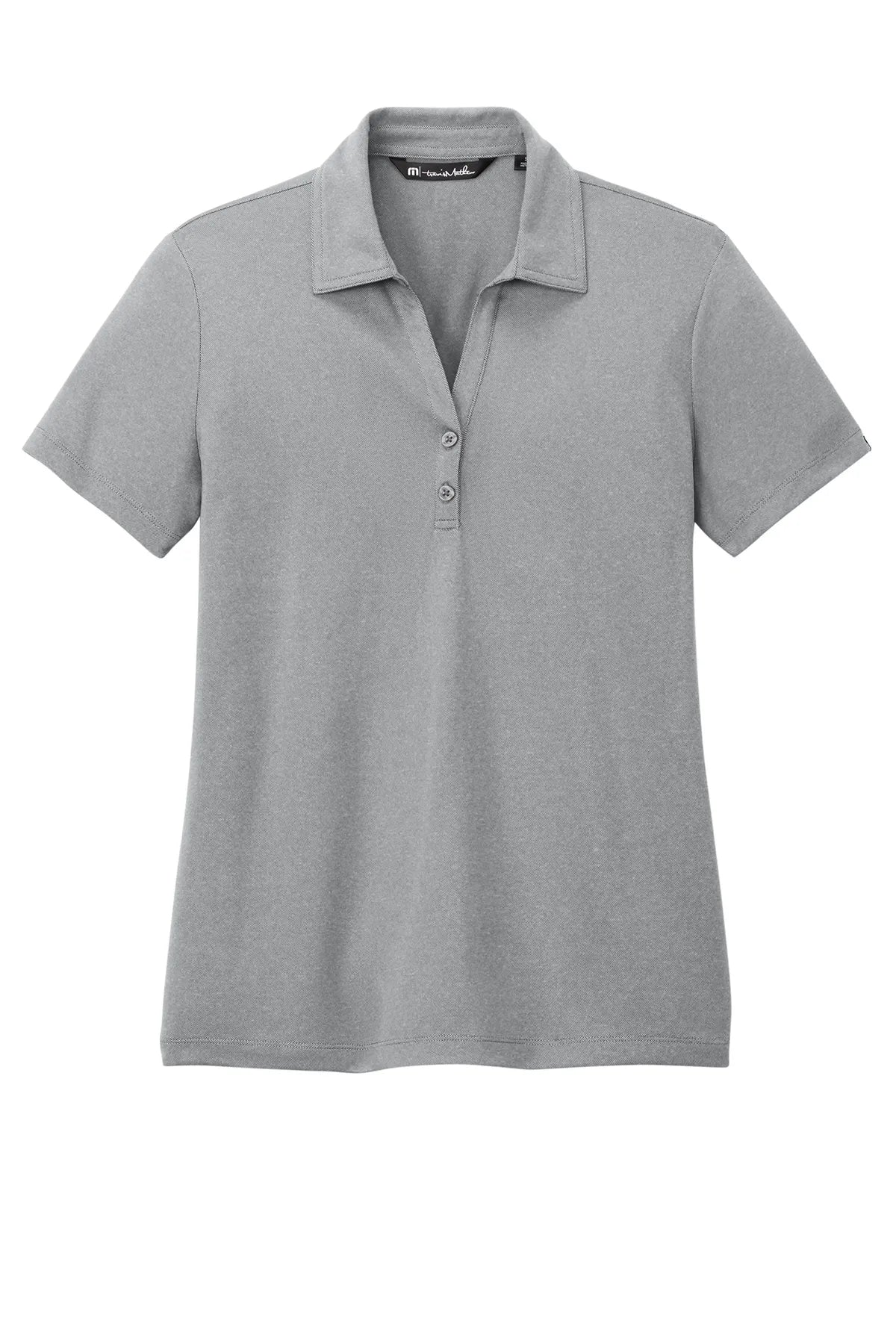TravisMathew Ladies Coto Performance Polo TM1WX002 Quiet Shade Grey Heather_4