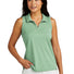 TravisMathew Ladies Coto Performance Sleeveless Polo TM1WX001 Beryl Green Heather_1