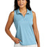 TravisMathew Ladies Coto Performance Sleeveless Polo TM1WX001 Blue Brilliant Heather_1