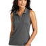TravisMathew Ladies Coto Performance Sleeveless Polo TM1WX001 Quiet Shade Grey Black_1