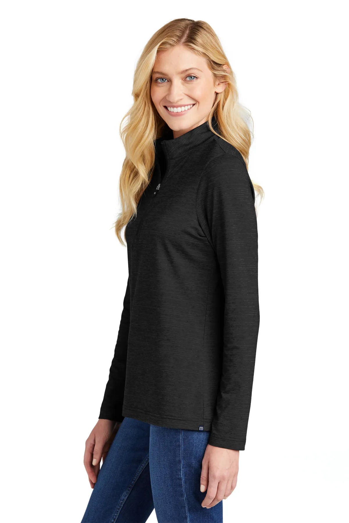 TravisMathew Ladies Crestview 1/4-Zip TM1WW003 Black_3