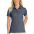 TravisMathew Ladies Oceanside Heather Polo TM1WW002 Blue Nights Heather_1