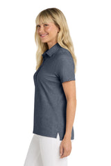 TravisMathew Ladies Oceanside Heather Polo TM1WW002 Blue Nights Heather_3
