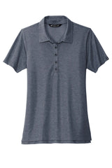 TravisMathew Ladies Oceanside Heather Polo TM1WW002 Blue Nights Heather_4