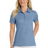 TravisMathew Ladies Oceanside Heather Polo TM1WW002 Classic Blue Heather_1