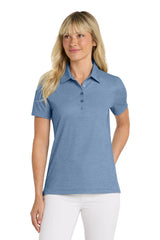 TravisMathew Ladies Oceanside Heather Polo TM1WW002 Classic Blue Heather_1