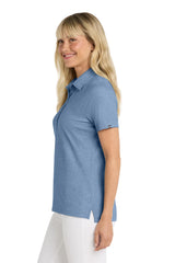TravisMathew Ladies Oceanside Heather Polo TM1WW002 Classic Blue Heather_3
