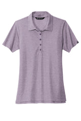 TravisMathew Ladies Oceanside Heather Polo TM1WW002 Purple Sage Heather_4