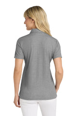 TravisMathew Ladies Oceanside Heather Polo TM1WW002 Quiet Shade Grey Heather_2