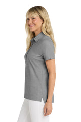 TravisMathew Ladies Oceanside Heather Polo TM1WW002 Quiet Shade Grey Heather_3
