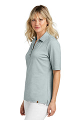 TravisMathew Ladies Sunsetters Polo TM1LD004 Balsam Green Heather_3