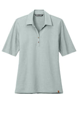 TravisMathew Ladies Sunsetters Polo TM1LD004 Balsam Green Heather_4