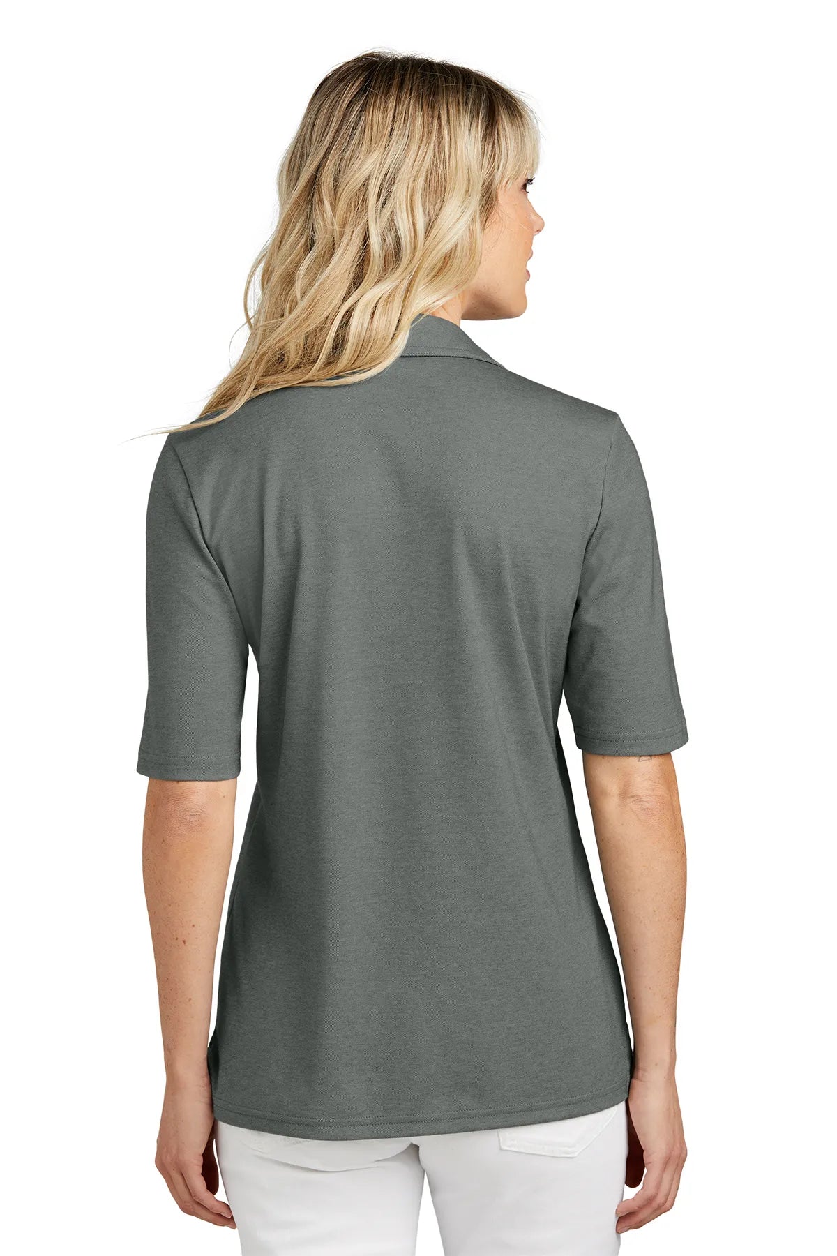 TravisMathew Ladies Sunsetters Polo TM1LD004 Black Heather_2