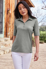 TravisMathew Ladies Sunsetters Polo TM1LD004 Black Heather_6