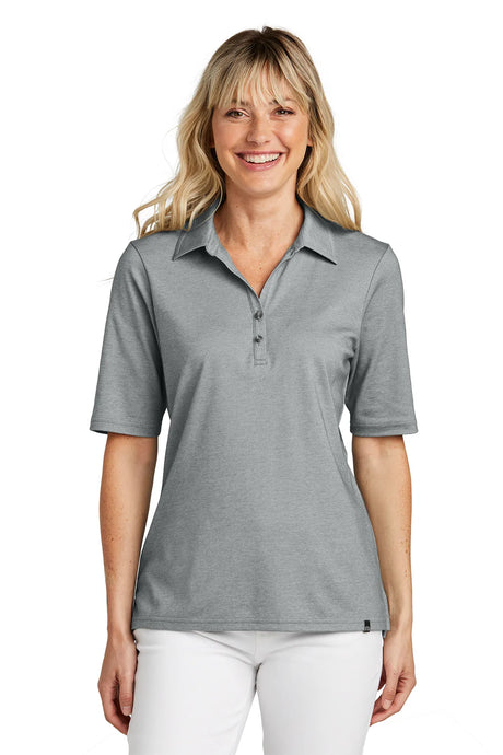 TravisMathew Ladies Sunsetters Polo TM1LD004 Grey Heather_1