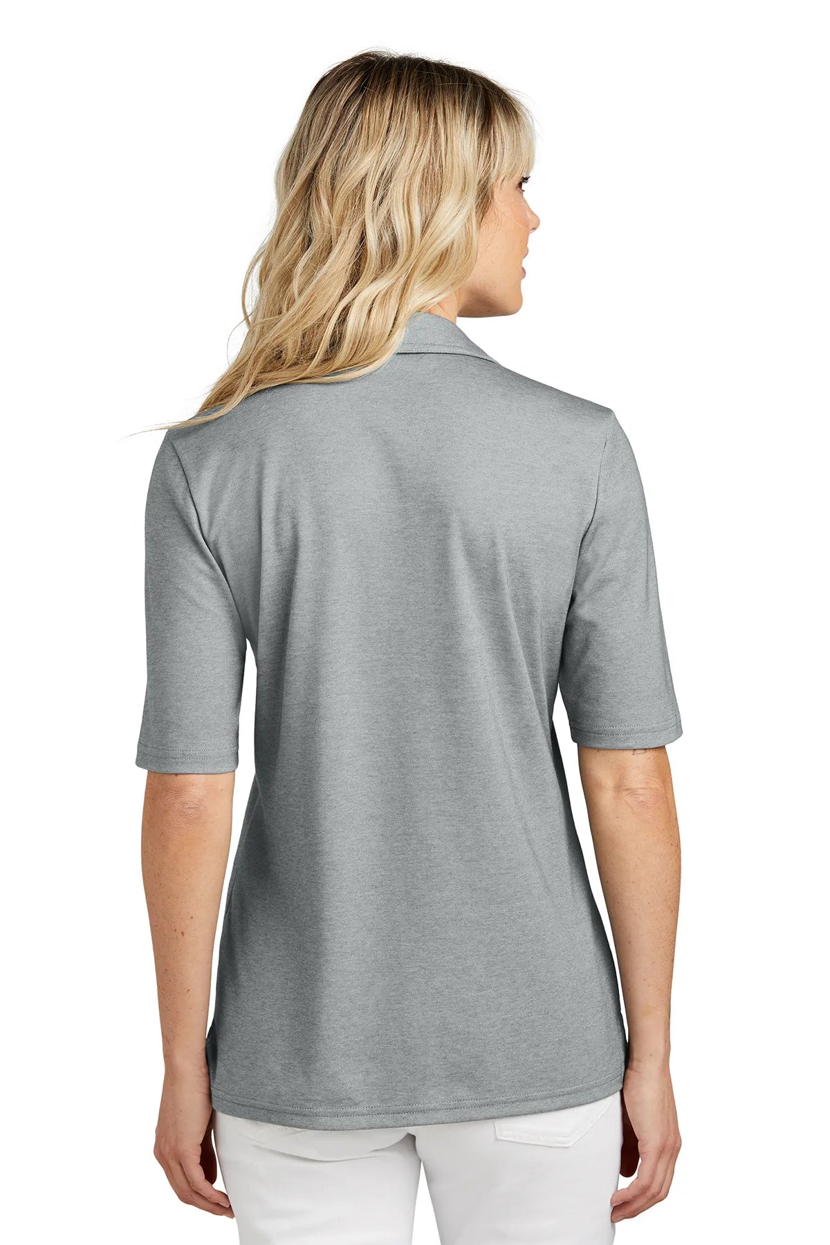 TravisMathew Ladies Sunsetters Polo TM1LD004 Grey Heather_2