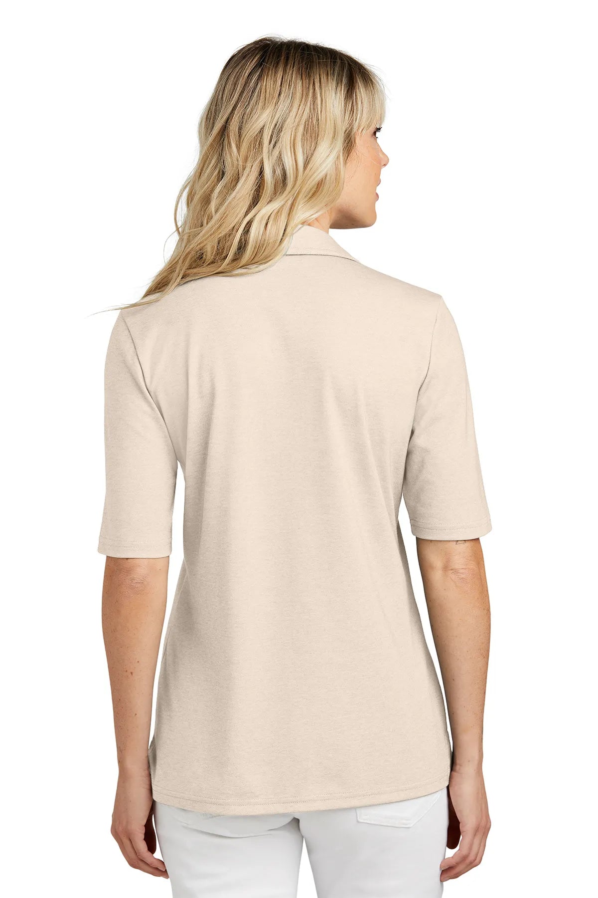 TravisMathew Ladies Sunsetters Polo TM1LD004 Natural Heather_2