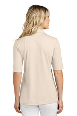 TravisMathew Ladies Sunsetters Polo TM1LD004 Natural Heather_2