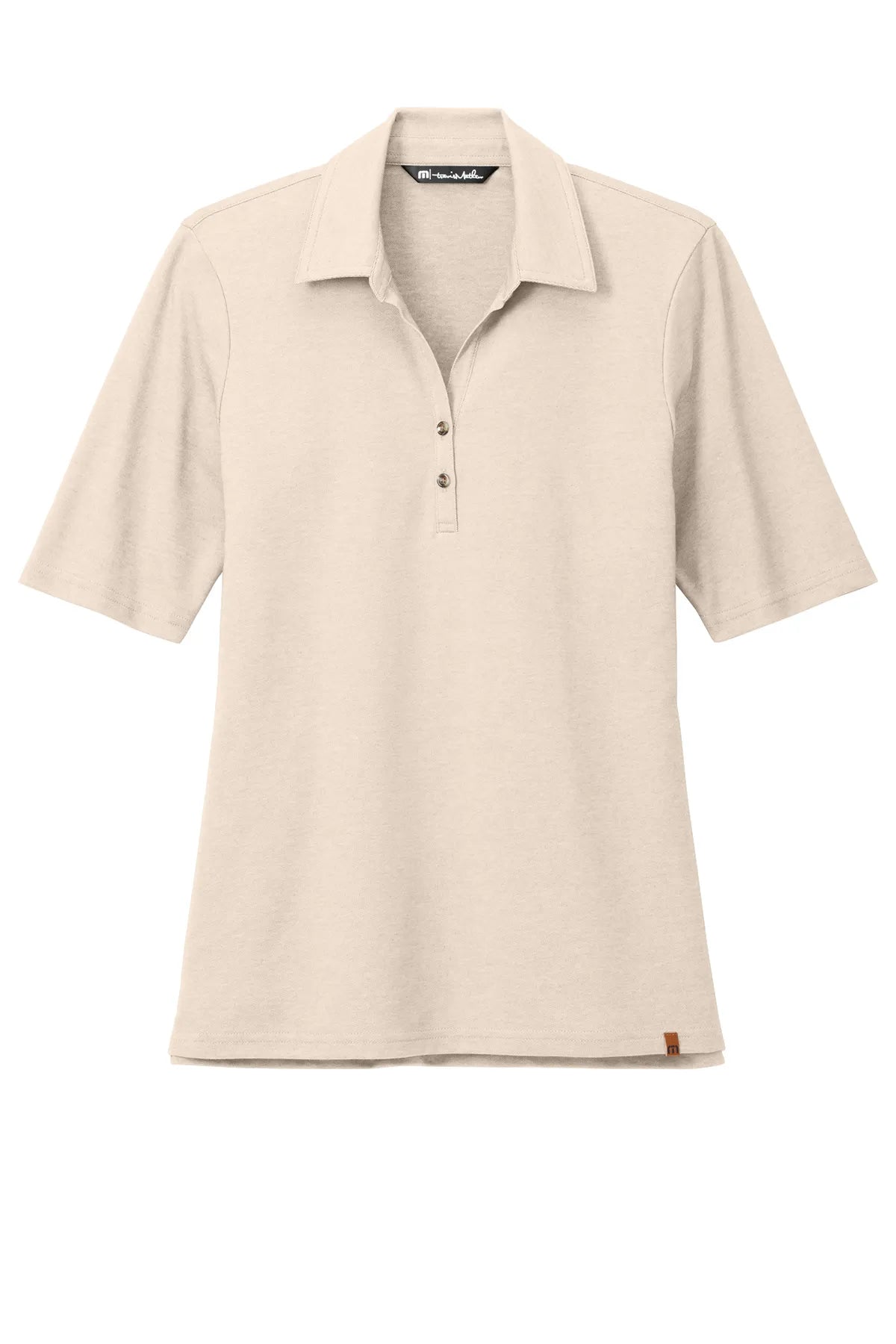 TravisMathew Ladies Sunsetters Polo TM1LD004 Natural Heather_4