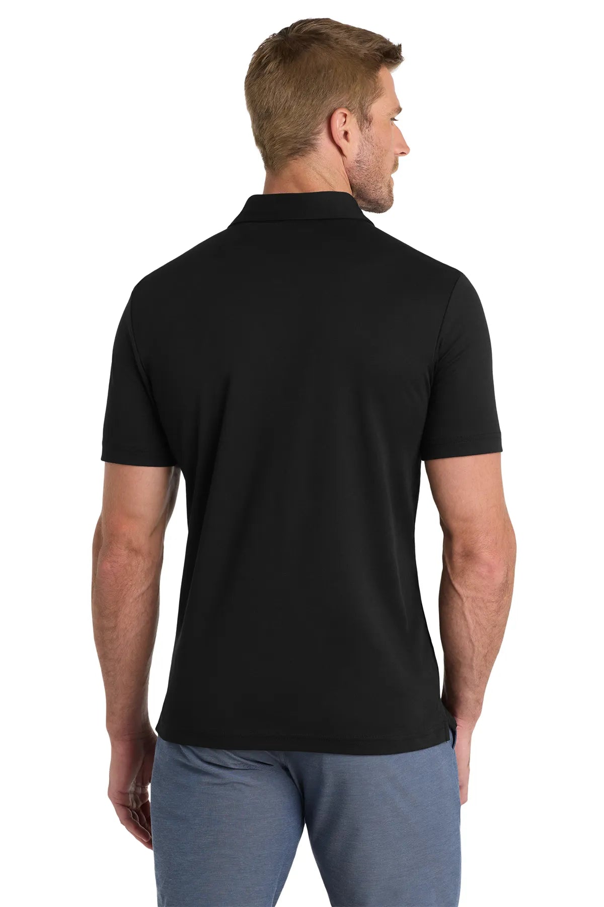 TravisMathew Monterey Chest Stripe Polo TM1MW450 Black_2
