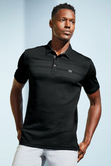 TravisMathew Monterey Chest Stripe Polo TM1MW450 Black_6