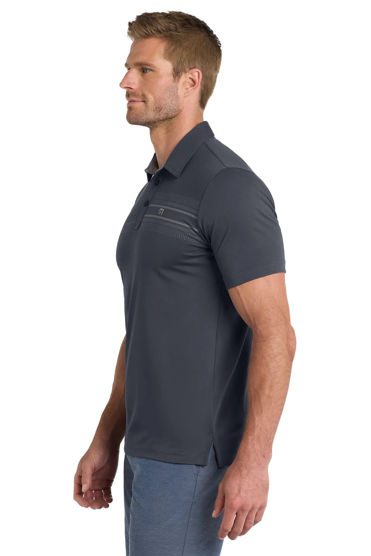 TravisMathew Monterey Chest Stripe Polo TM1MW450 Blue_3