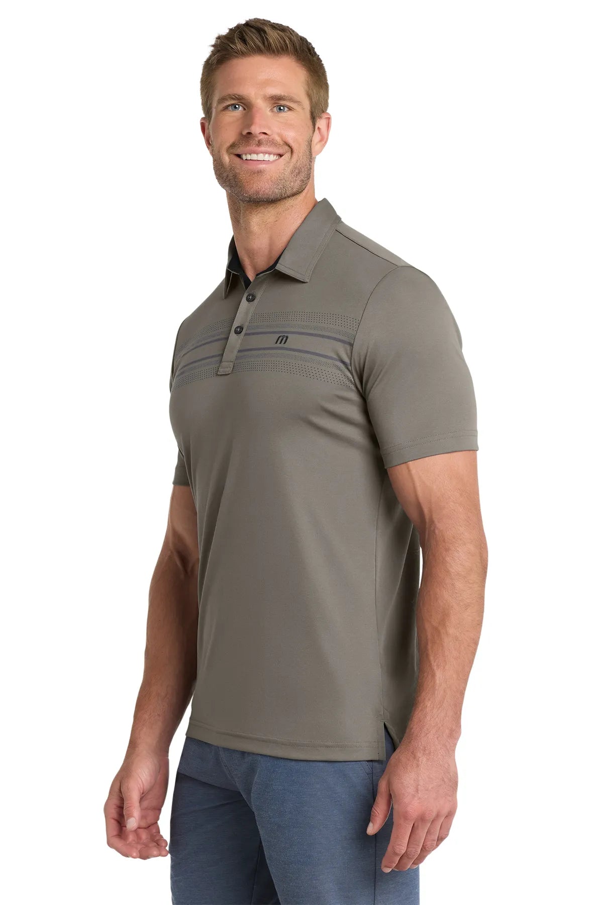 TravisMathew Monterey Chest Stripe Polo TM1MW450 Quiet_3