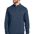 TravisMathew Newport 1/4-Zip Fleece. TM1MU419 Blue_1