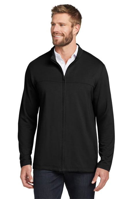 TravisMathew Newport Full-Zip Fleece. TM1MU420 Black_1