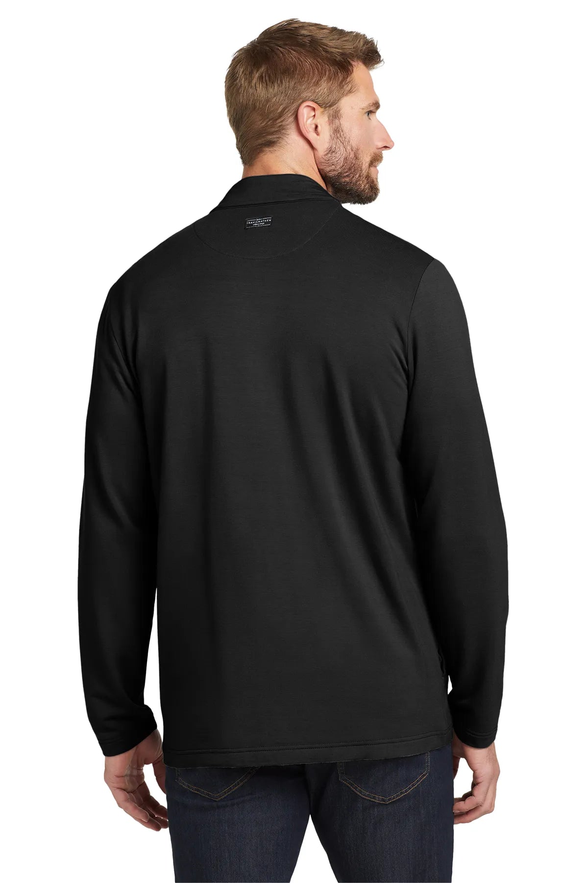 TravisMathew Newport Full-Zip Fleece. TM1MU420 Black_2