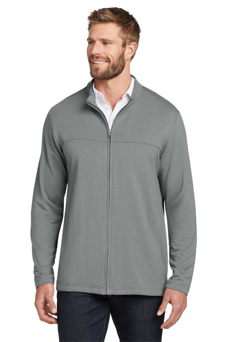 TravisMathew Newport Full-Zip Fleece. TM1MU420 Quiet_1