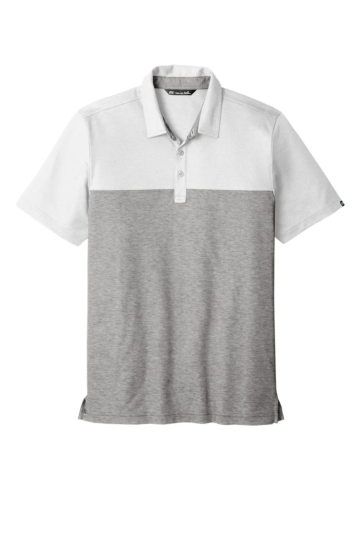 TravisMathew Oceanside Blocked Polo. TM1MU414 White Grey_4