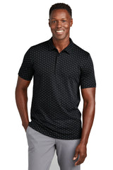 TravisMathew Oceanside Geo Polo TM1MY403 Black Aegean Blue_1