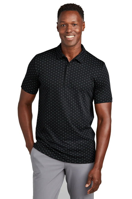 TravisMathew Oceanside Geo Polo TM1MY403 Black Aegean Blue_1