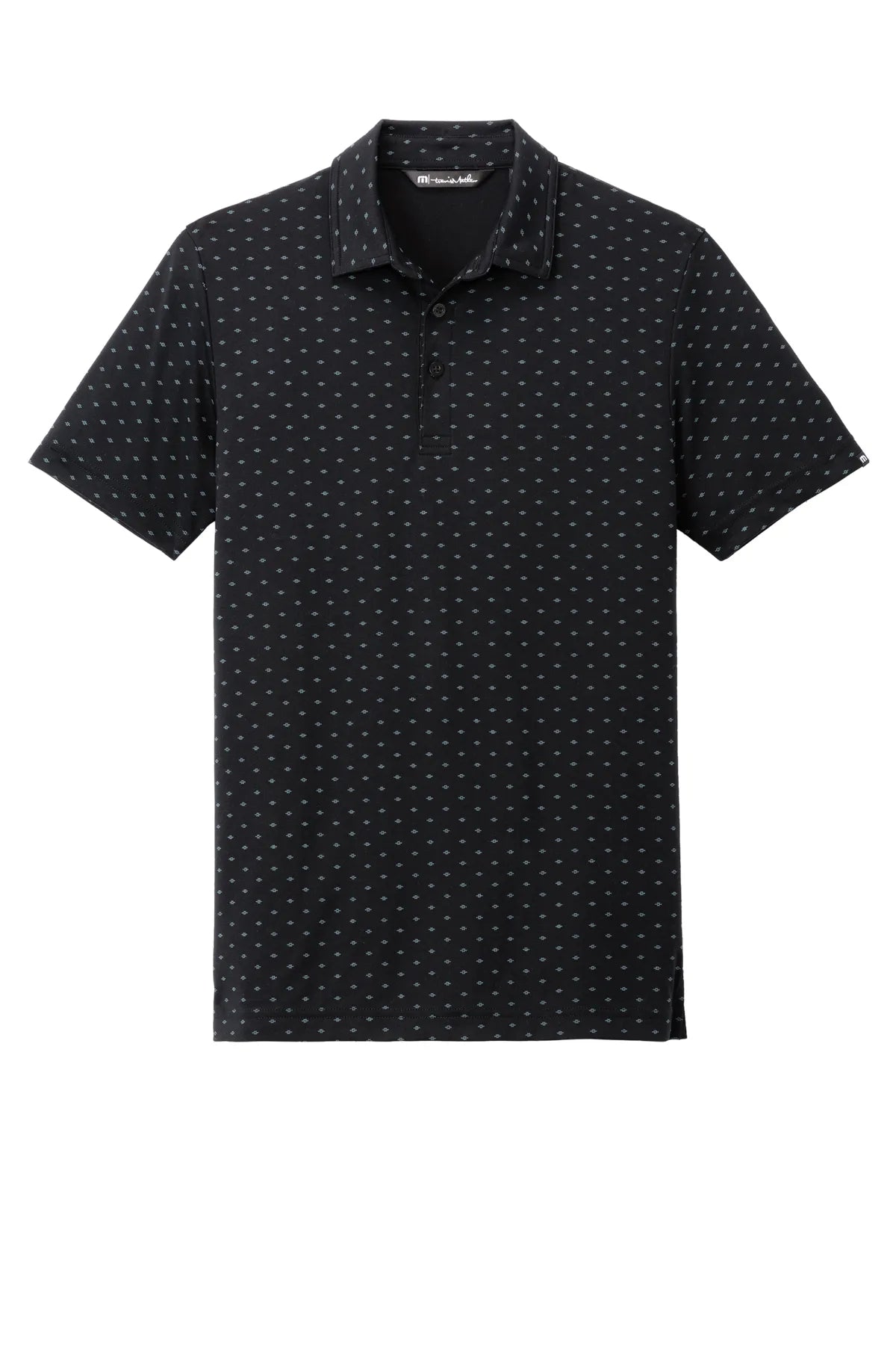 TravisMathew Oceanside Geo Polo TM1MY403 Black Aegean Blue_4