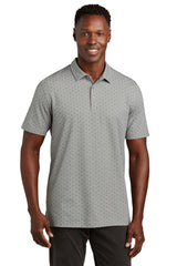 TravisMathew Oceanside Geo Polo TM1MY403 Quiet Shade Grey Heather Dark Grey_1