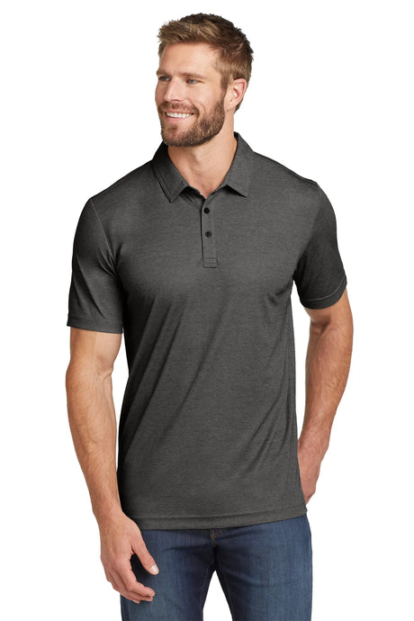 TravisMathew Oceanside Heather Polo. TM1MU412 Black Heather_1