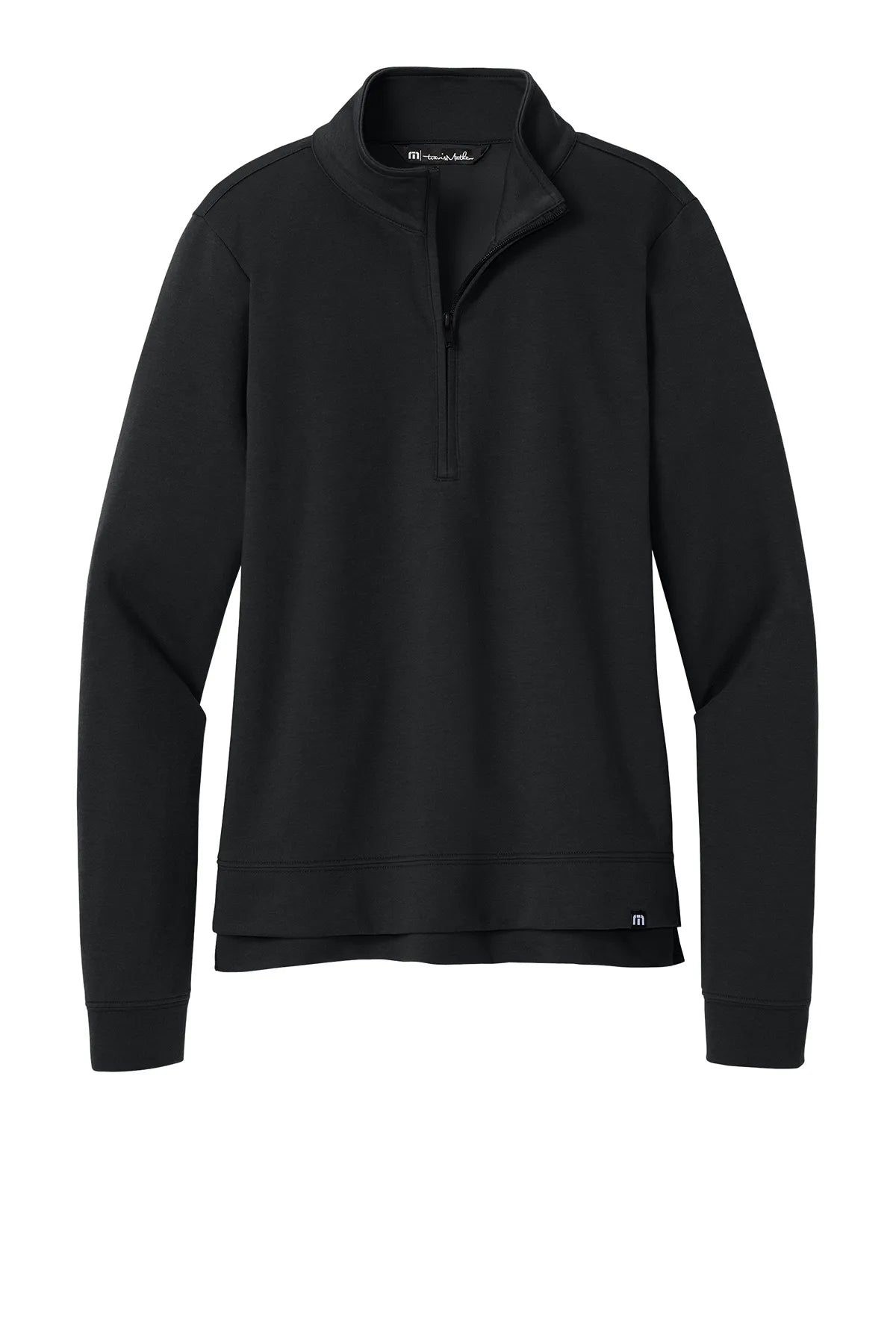 TravisMathew Women's Coveside 1/2-Zip TM1LD007 Black_4