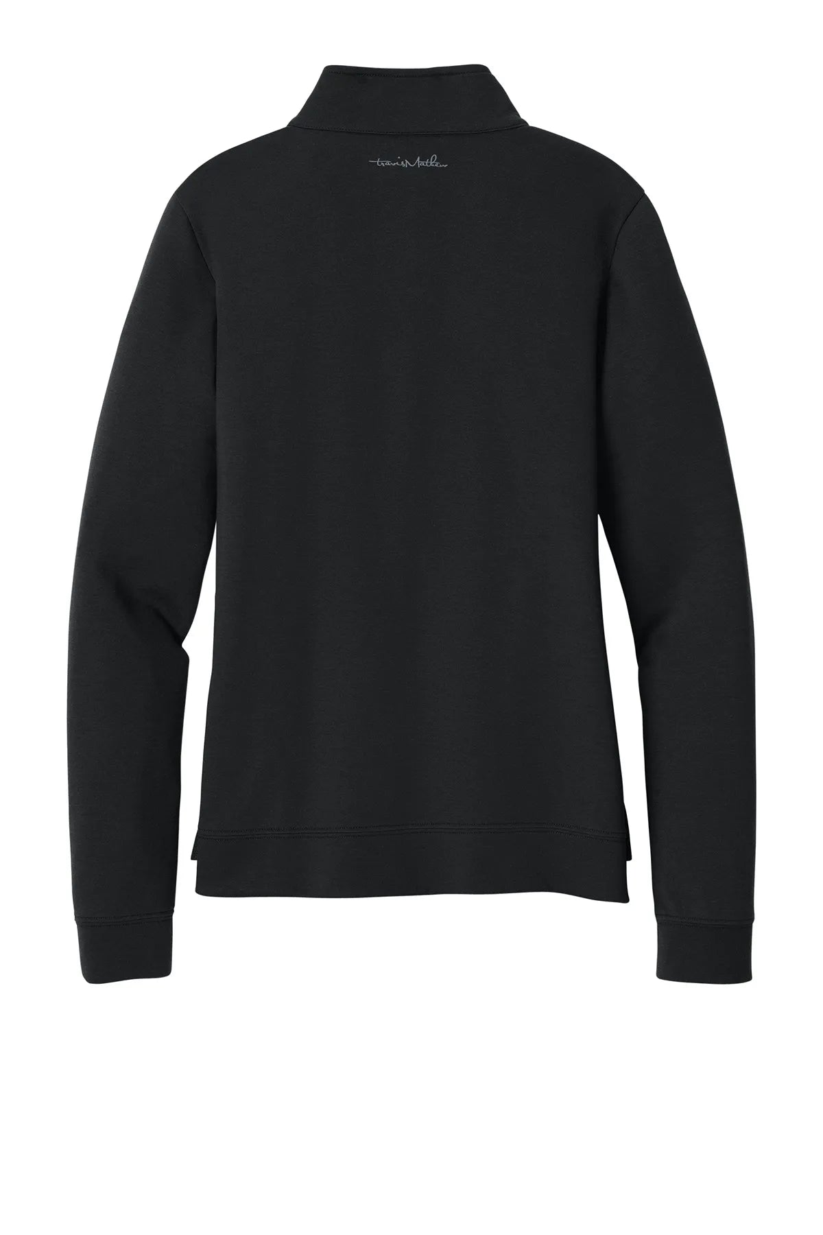 TravisMathew Women's Coveside 1/2-Zip TM1LD007 Black_5