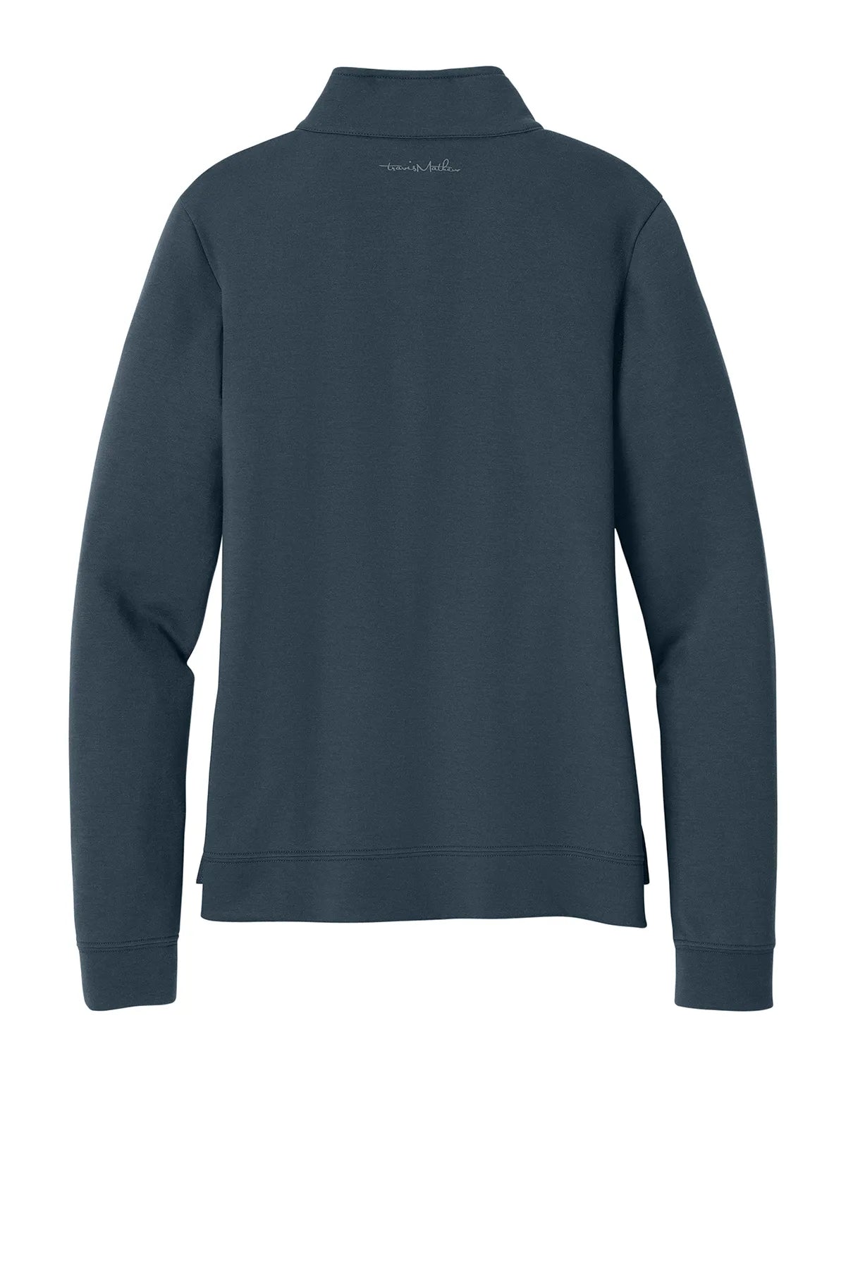 TravisMathew Women's Coveside 1/2-Zip TM1LD007 Blue Nights_5