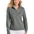 TravisMathew Women's Coveside 1/2-Zip TM1LD007 Dark Grey Heather_1